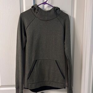 Dark Army Green Hoodie with Front Pocket